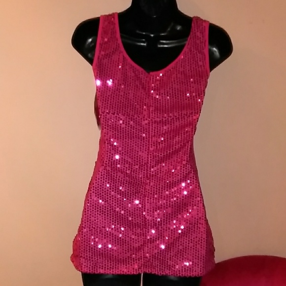 Sold!!!!!!!!🆕️PINK SEQUIN DRESS - Picture 6 of 6